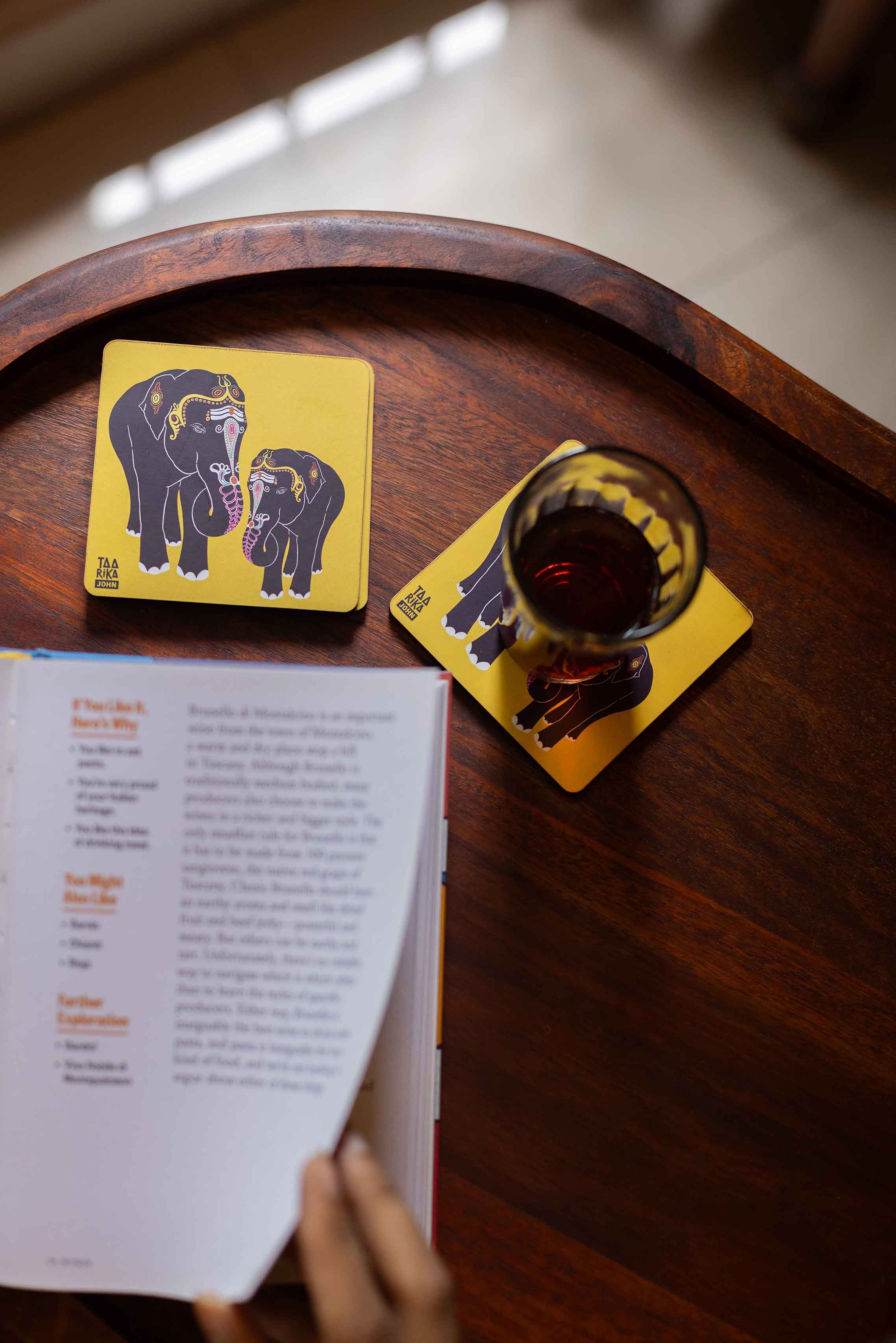 Temple Elephant Coasters
