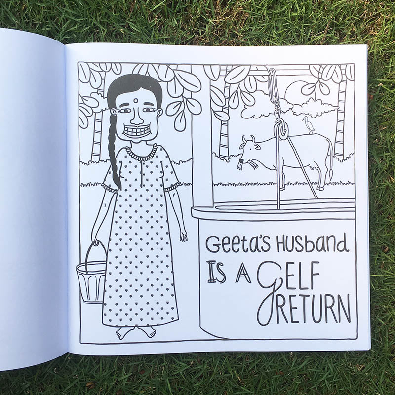 The Malayalee Alphabet Colouring Book