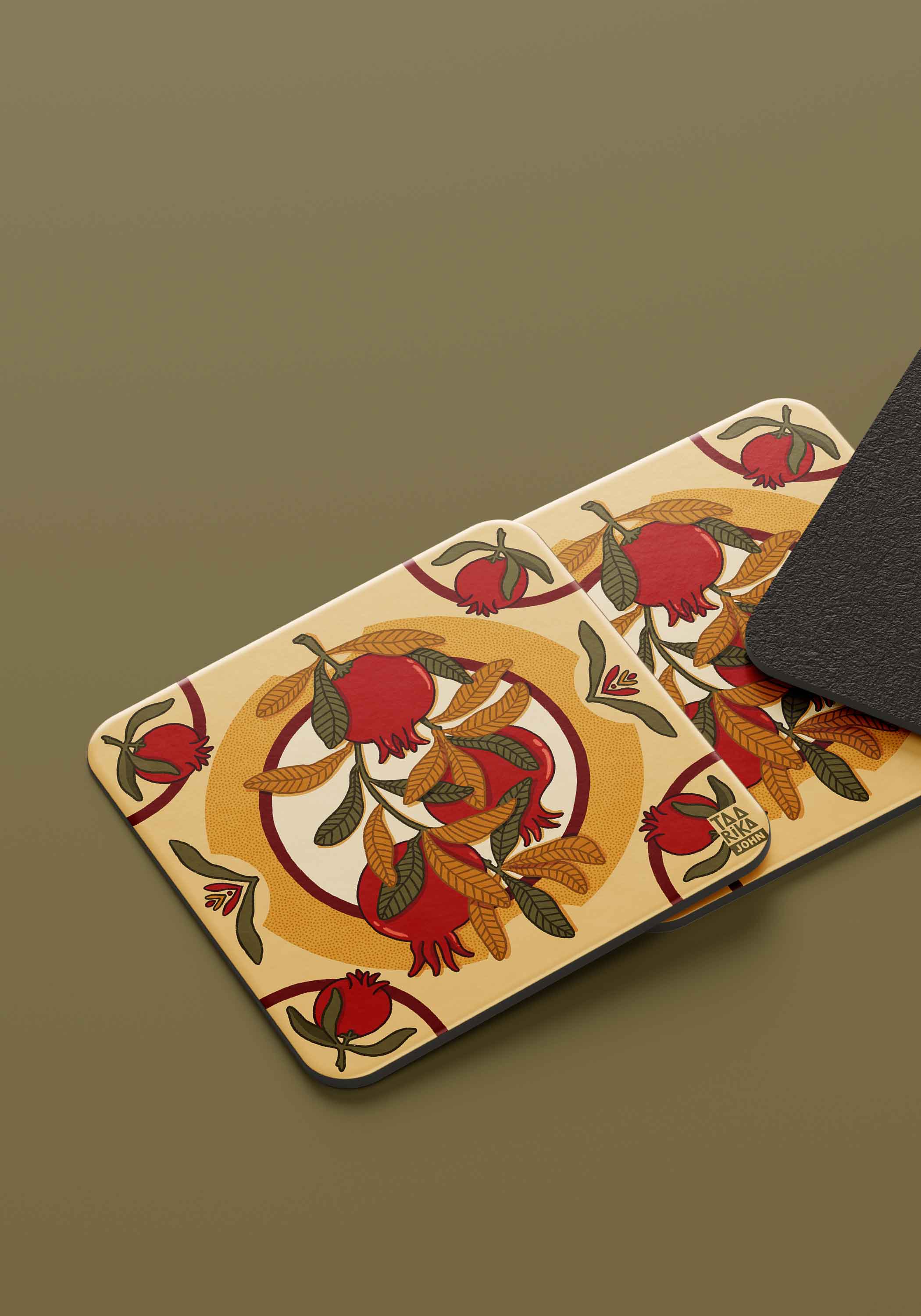The Pomegranate Coasters