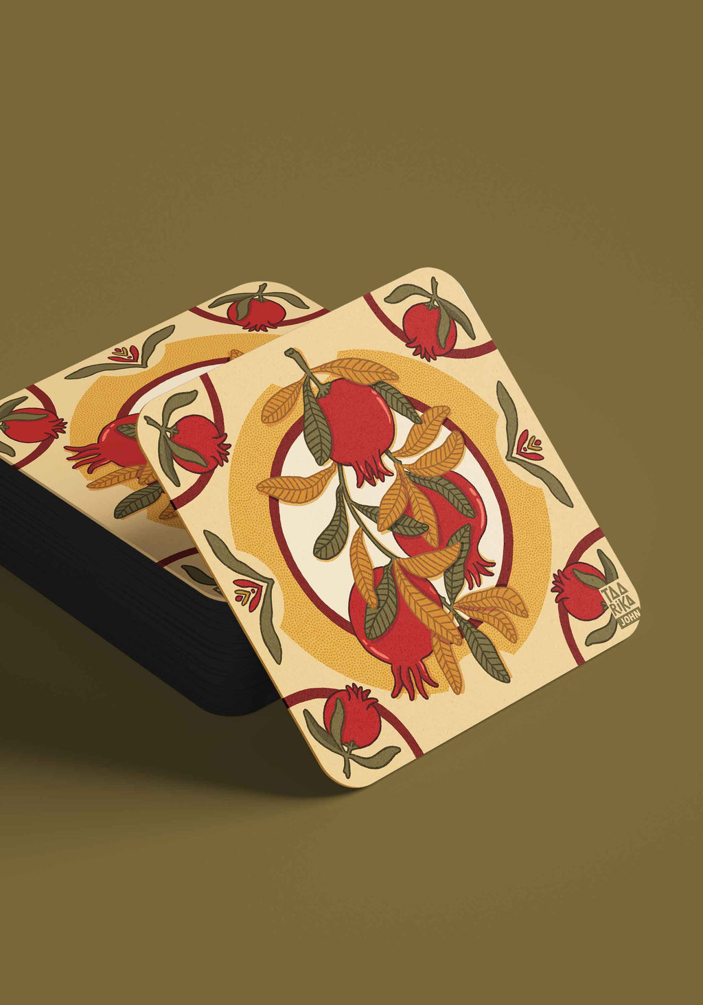 The Pomegranate Coasters