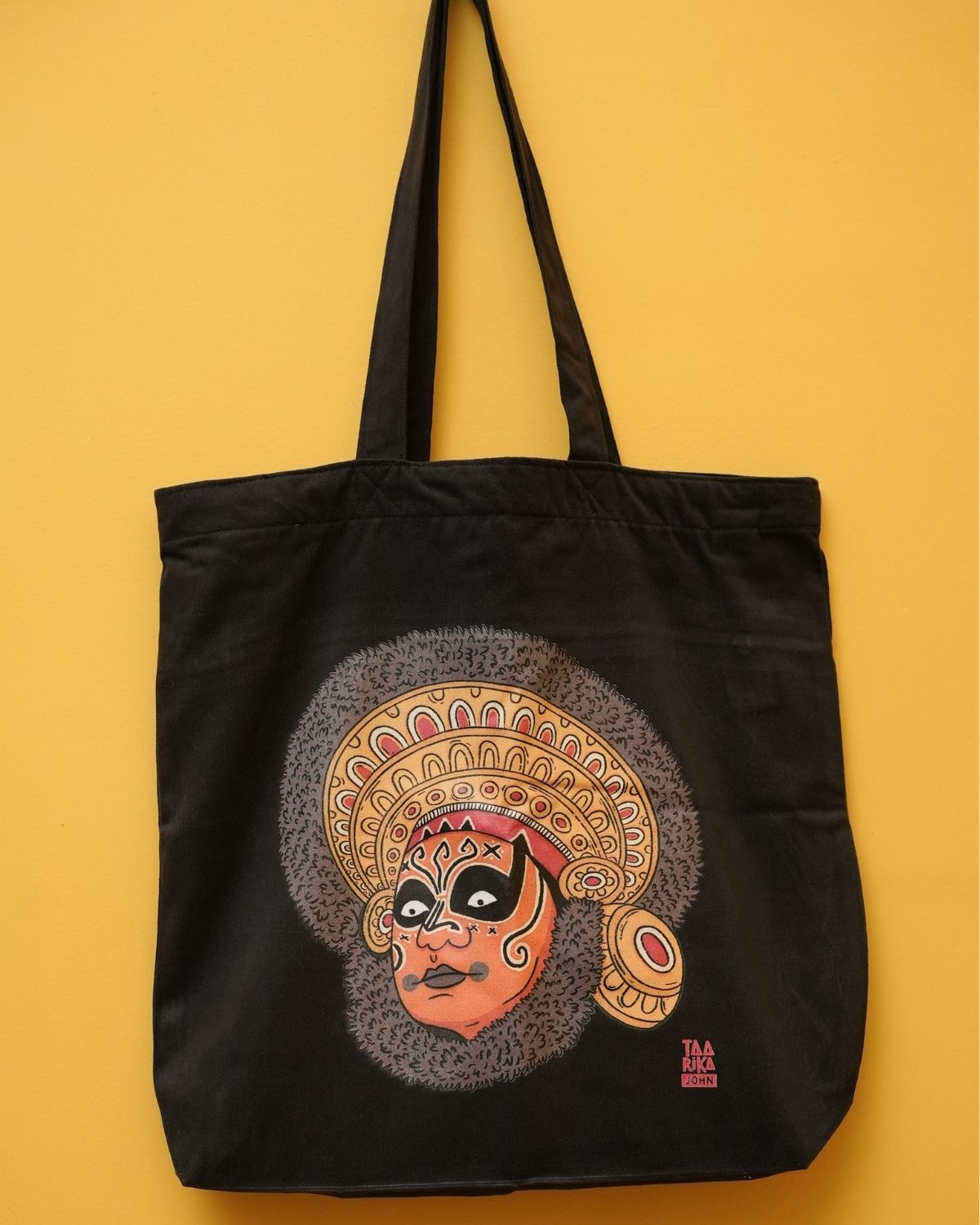 The Koodiyattam Tote Bag (Black)