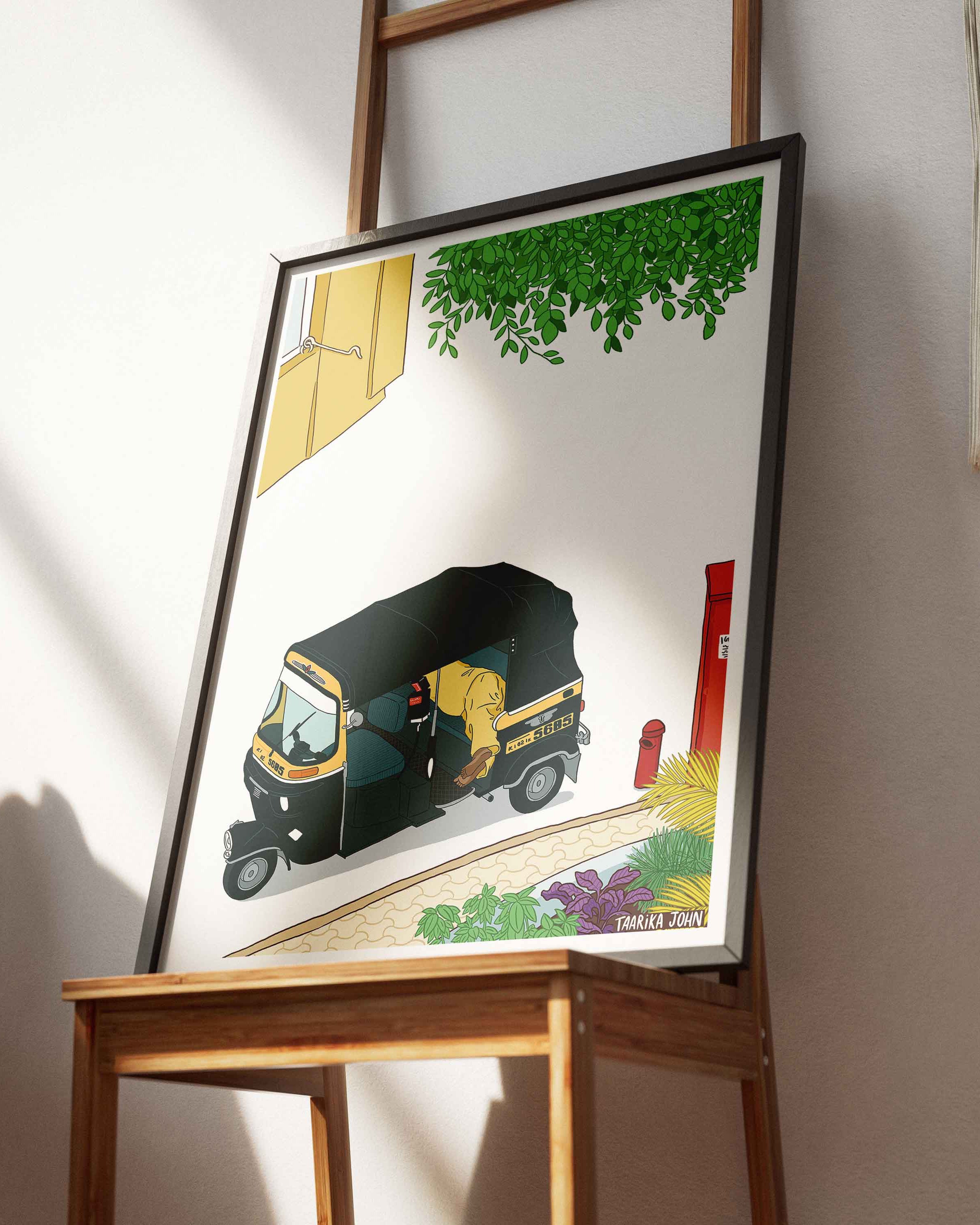 The Rickshaw Art Print