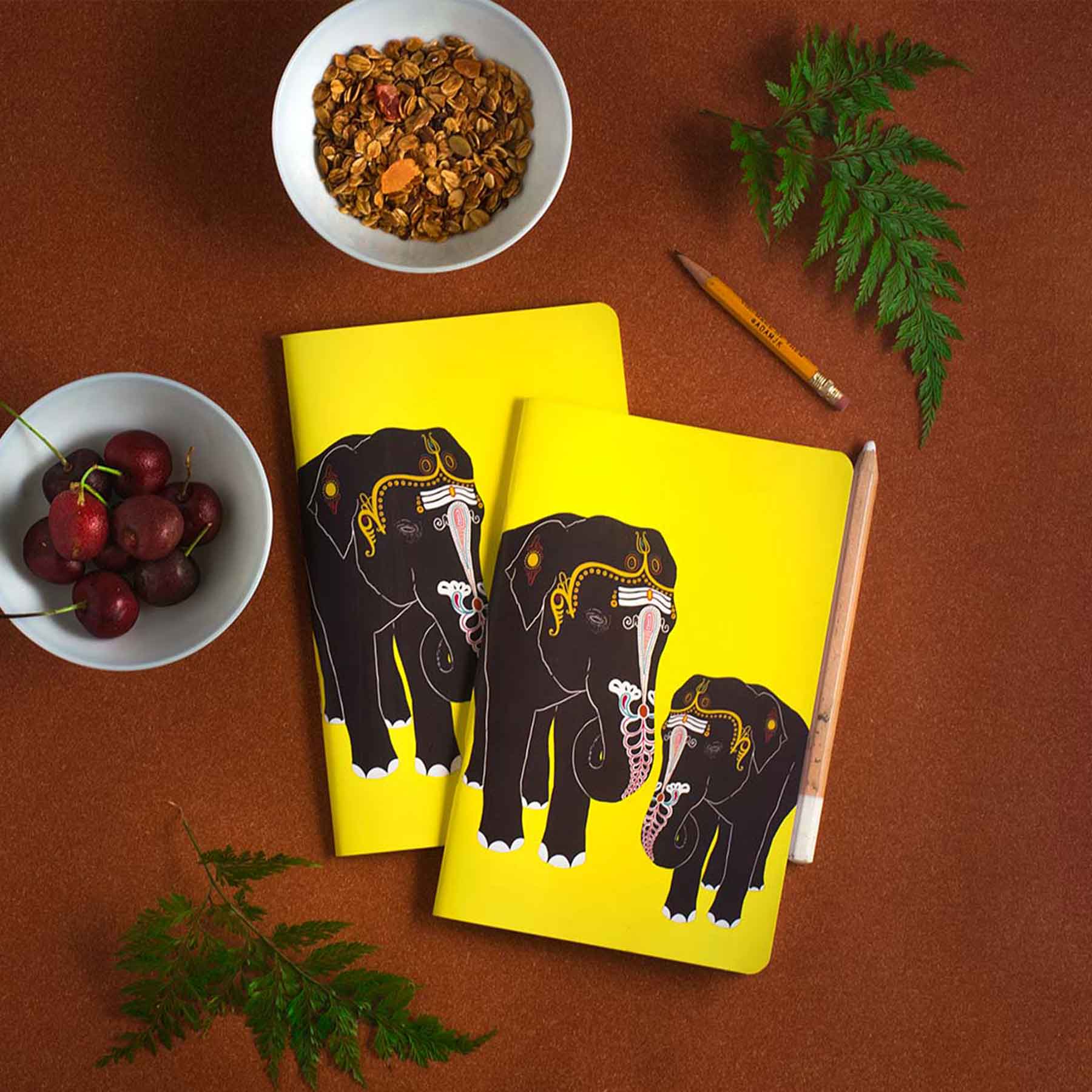 Temple Elephant Notebook