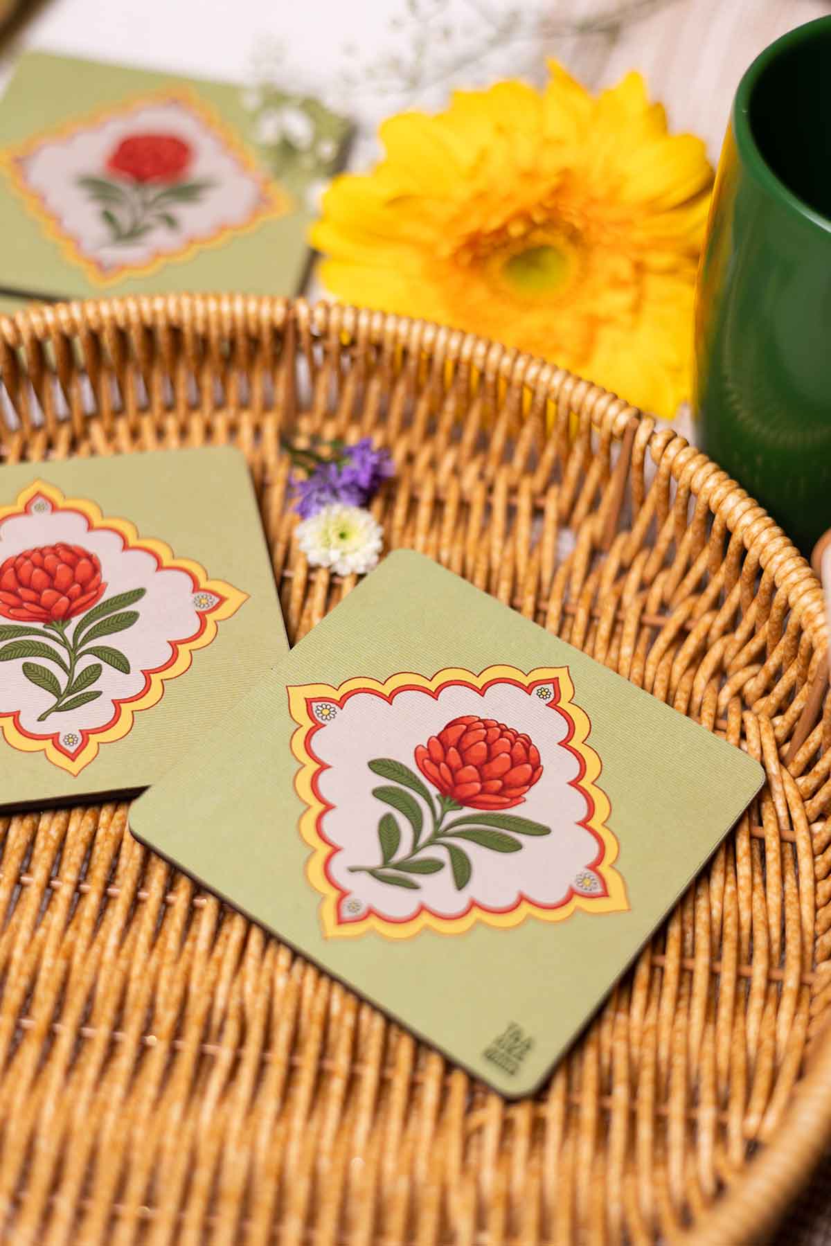 The Floral Coasters