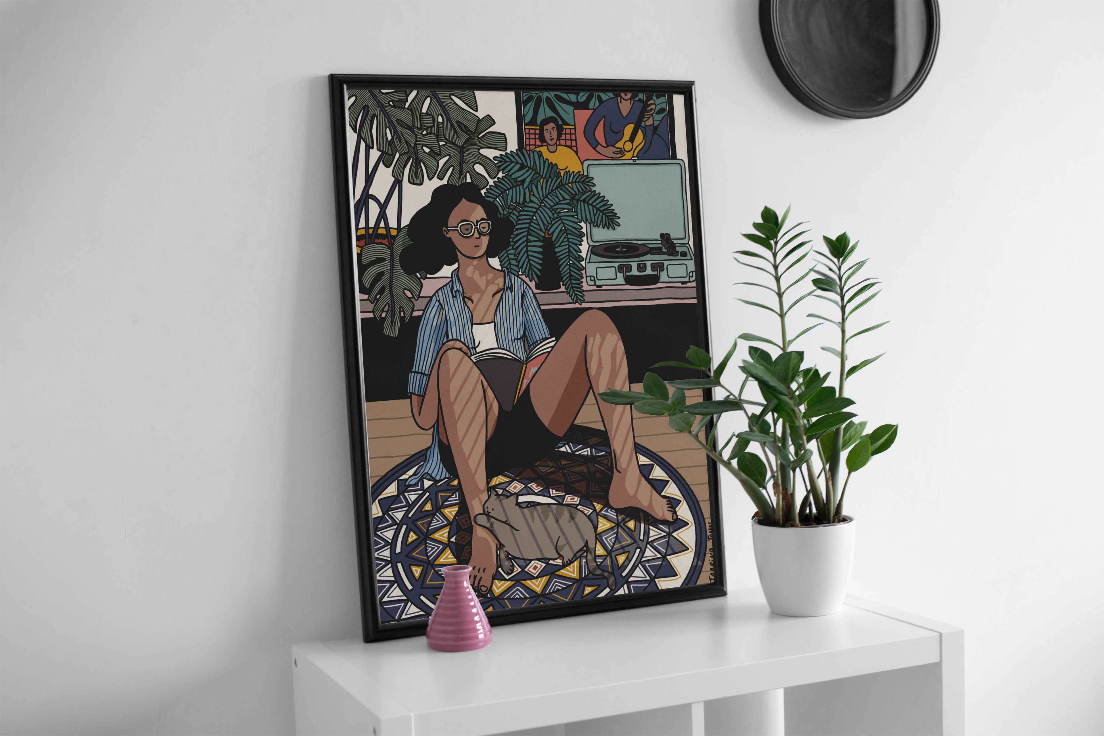 The Moody Girl 03 Art Print
