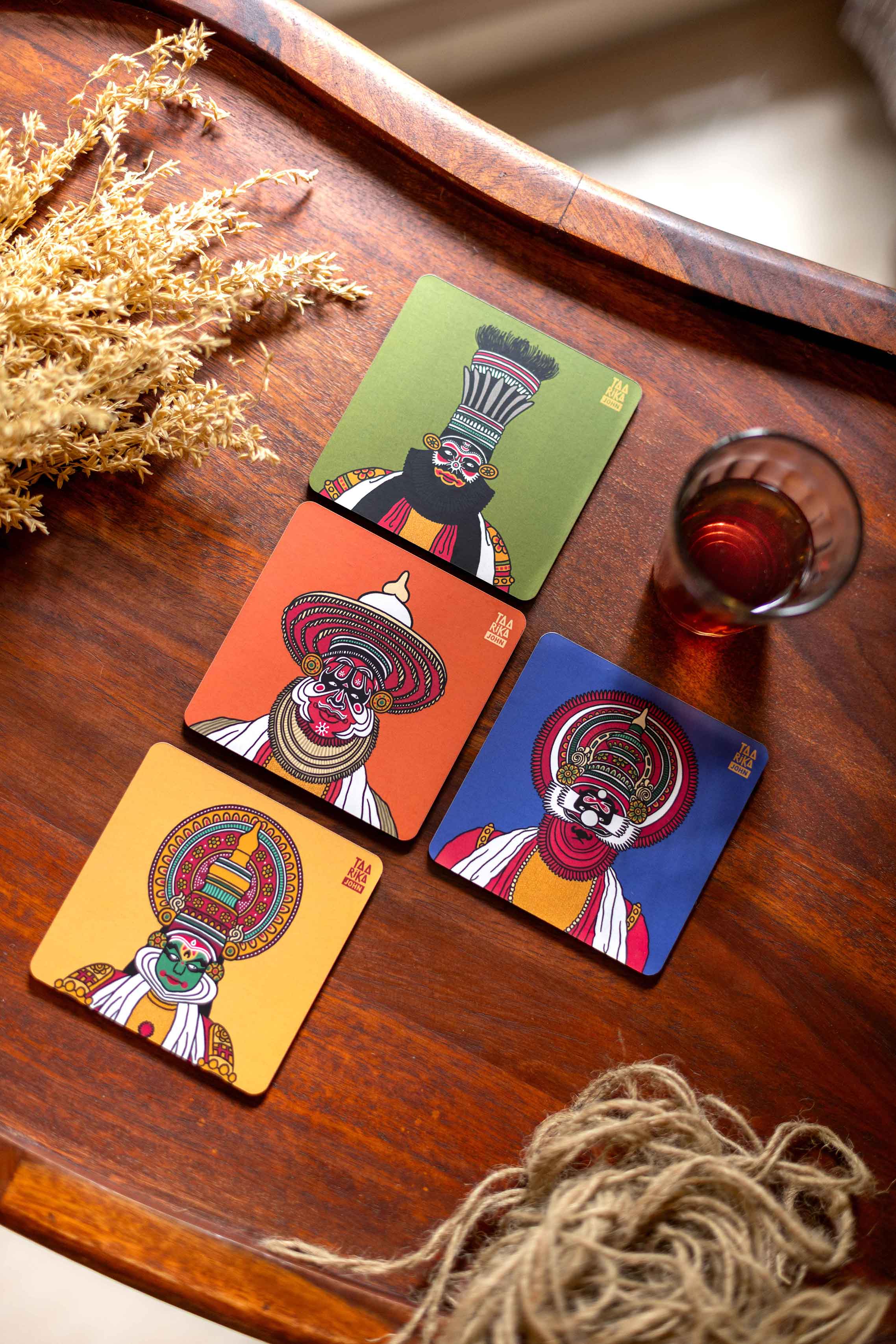 Kathakali Coasters