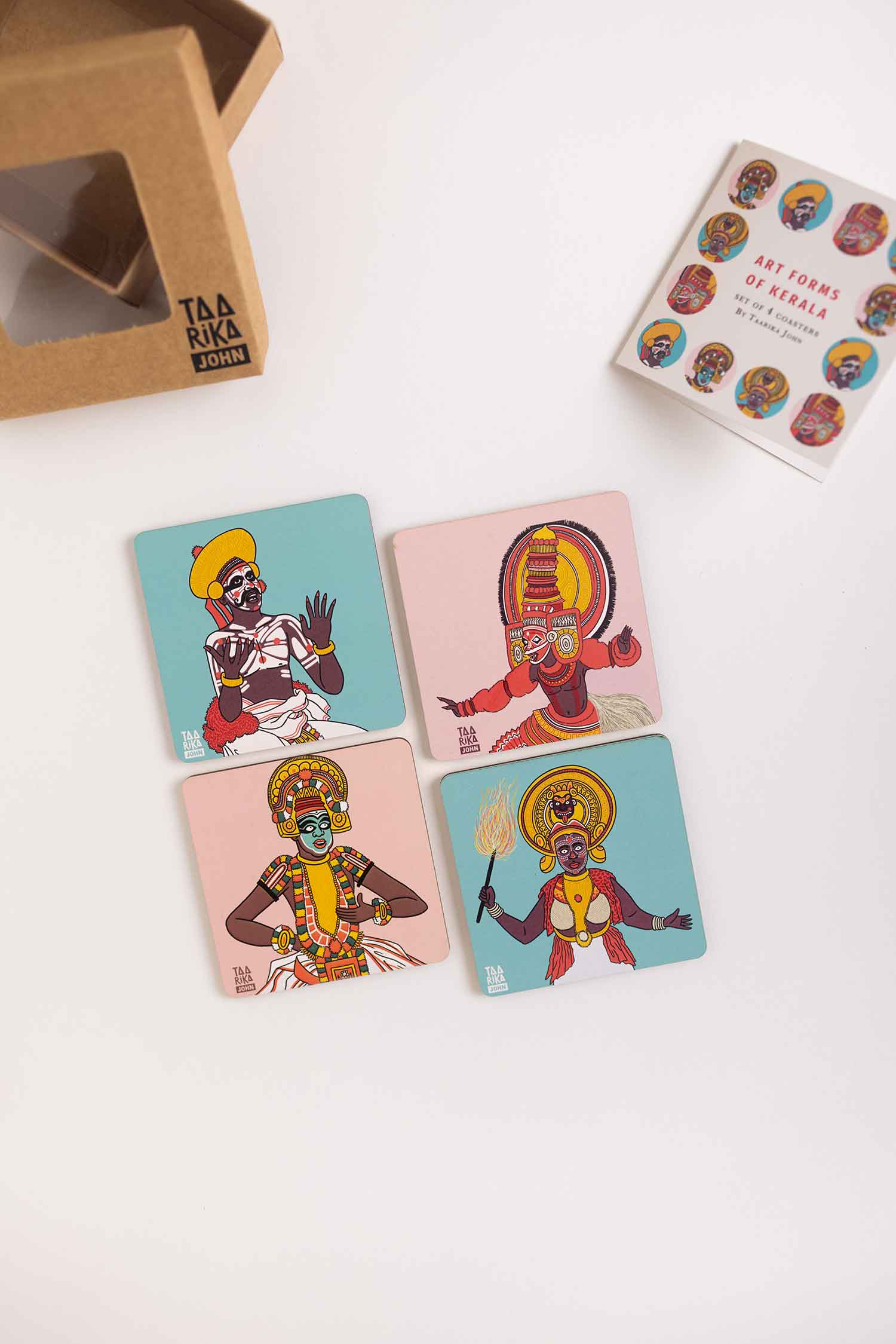 Art Forms of Kerala Coasters Vol 1