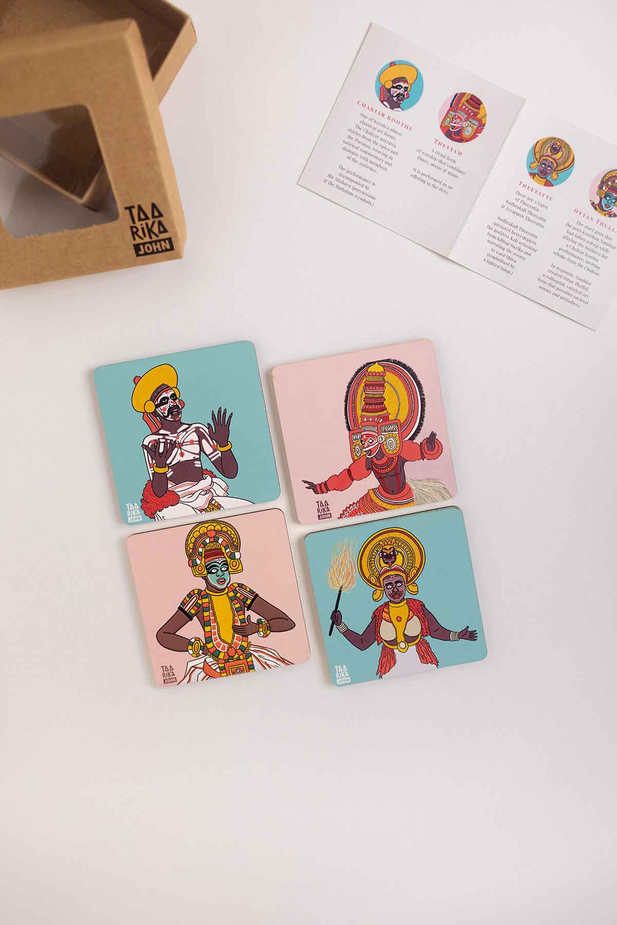 Art Forms of Kerala Coasters Vol 1