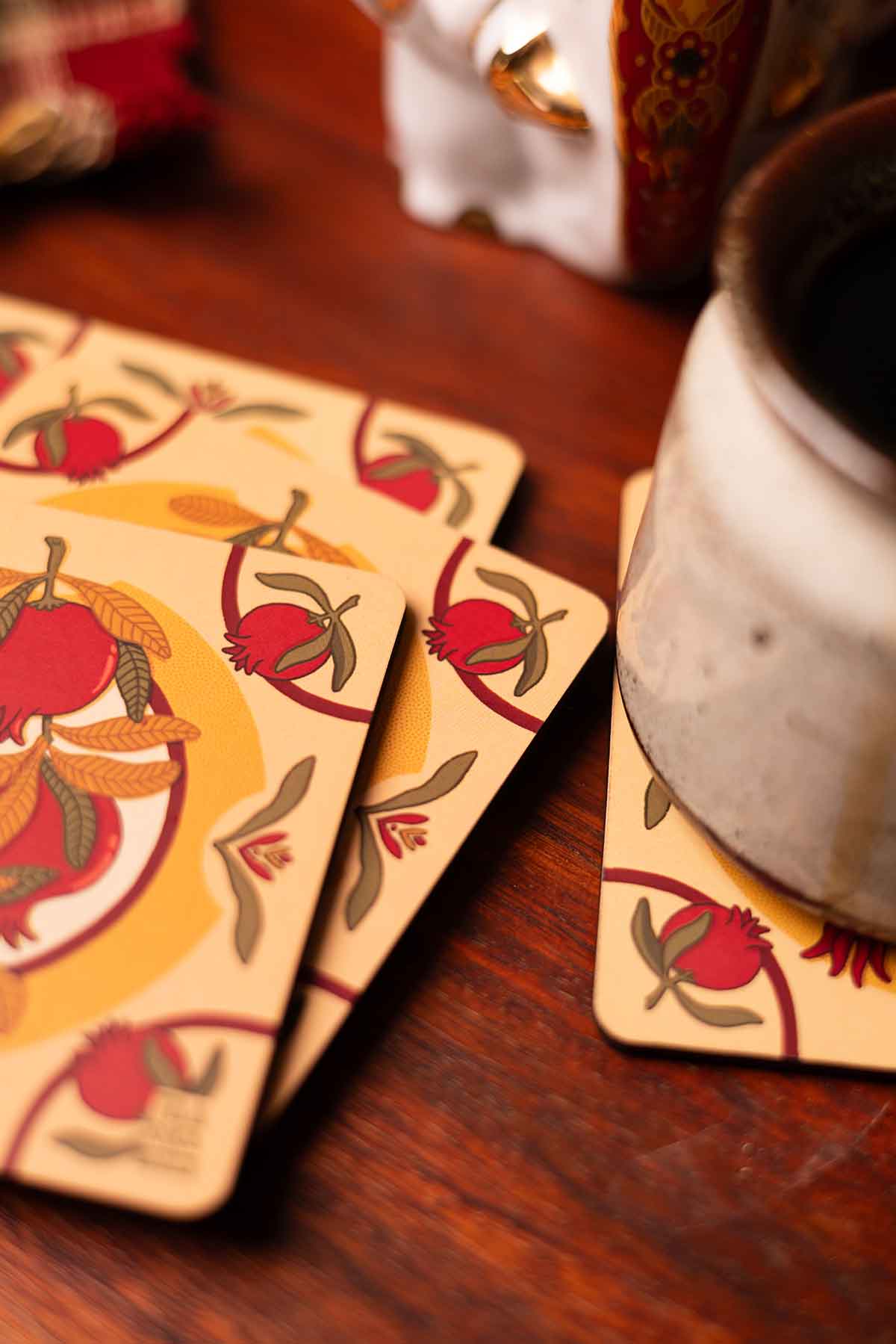 The Pomegranate Coasters